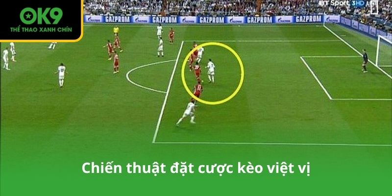 Chiến thuật đặt cược kèo việt vị